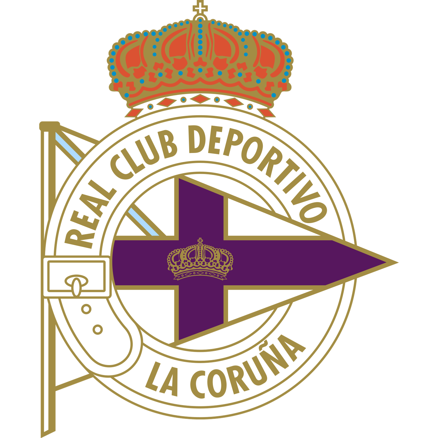 Deportivo La Coruña logo – transparent PNG