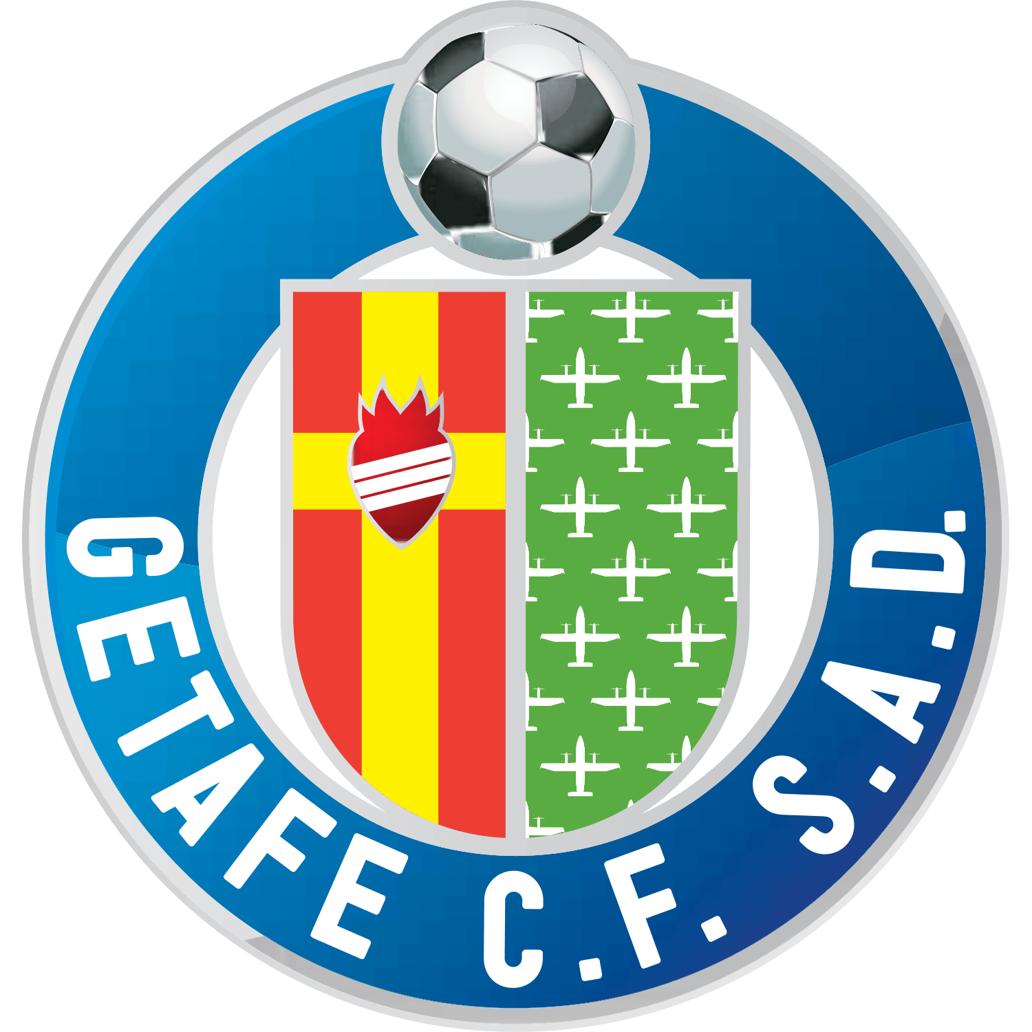 Getafe logo – transparent PNG