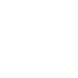 Getafe white monochrome logo