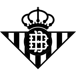 Real Betis black monochrome logo
