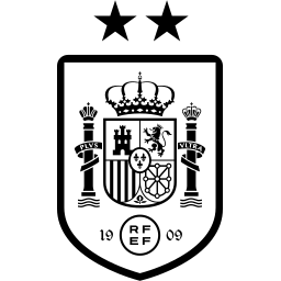 Spain National Team black monochrome logo