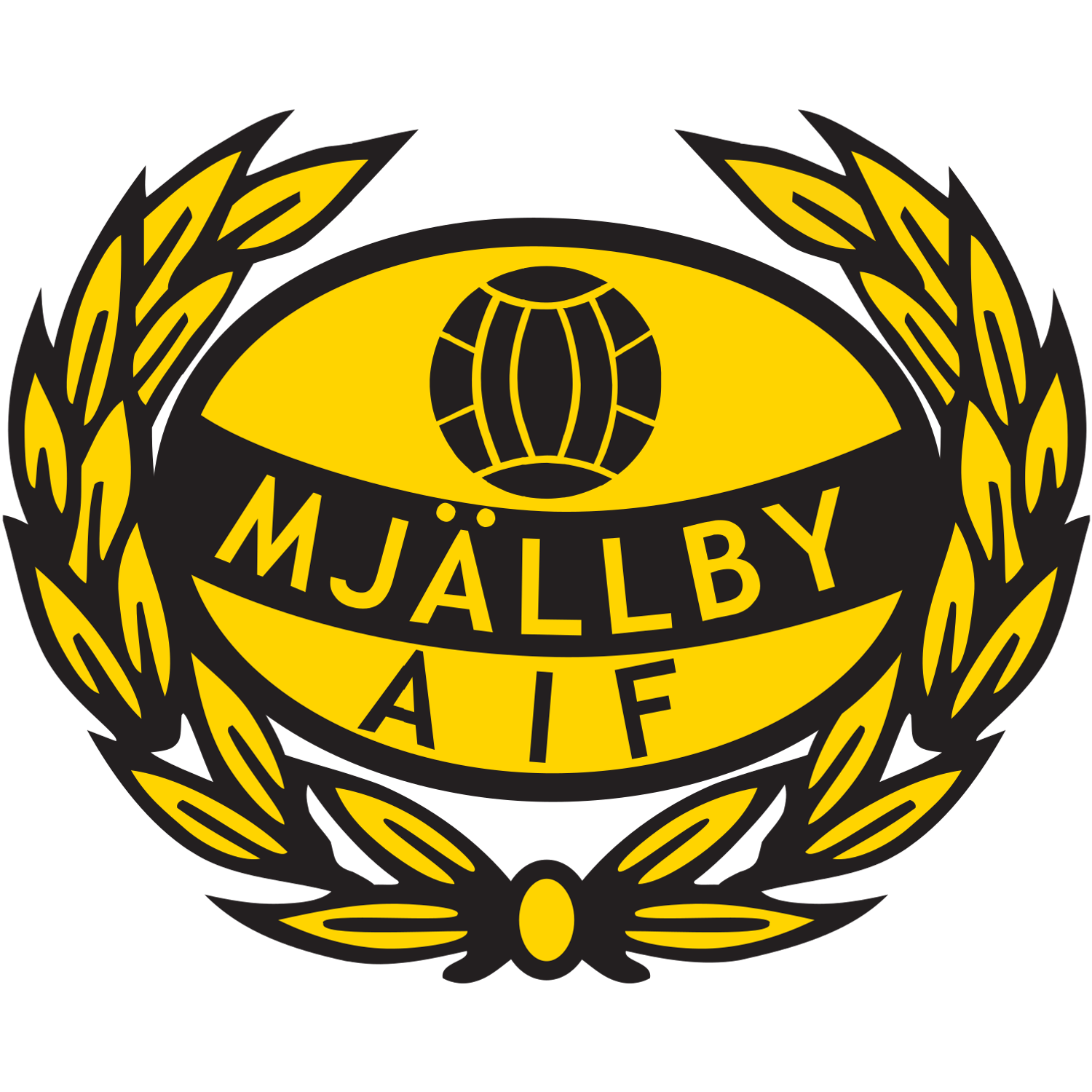 Mjällby logo – transparent PNG