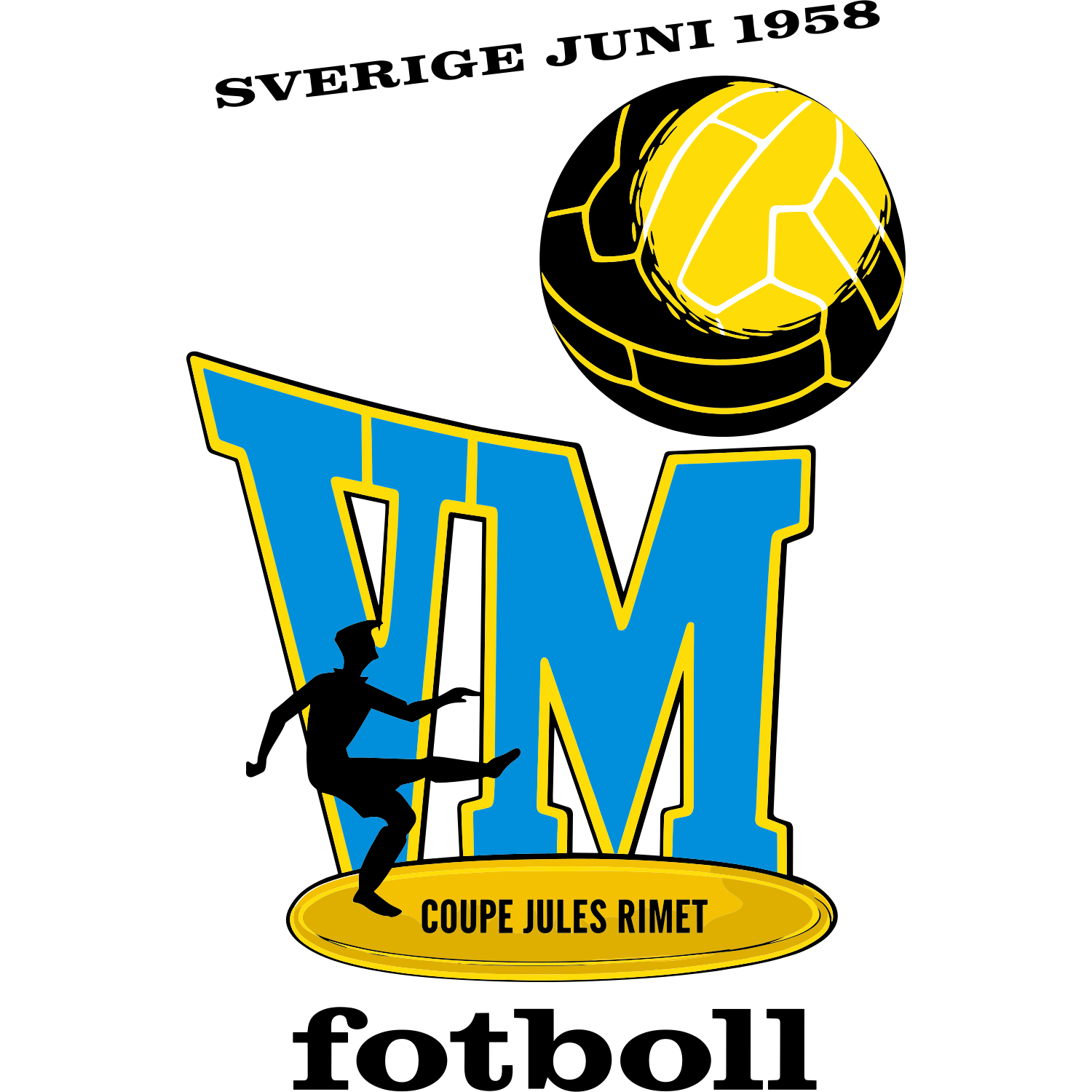 FIFA World Cup 1958 logo โ transparent PNG