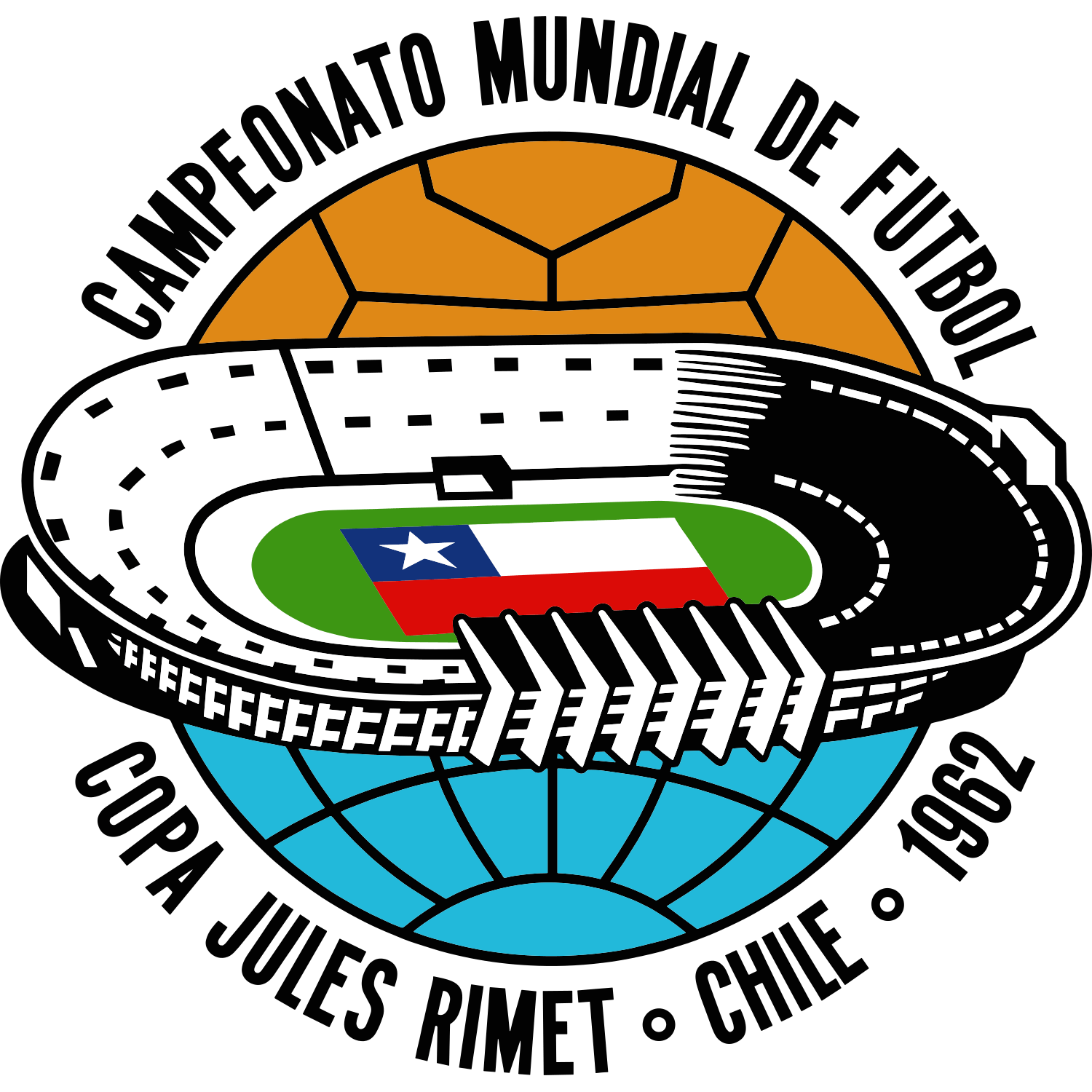 FIFA World Cup 1962 logo โ transparent PNG