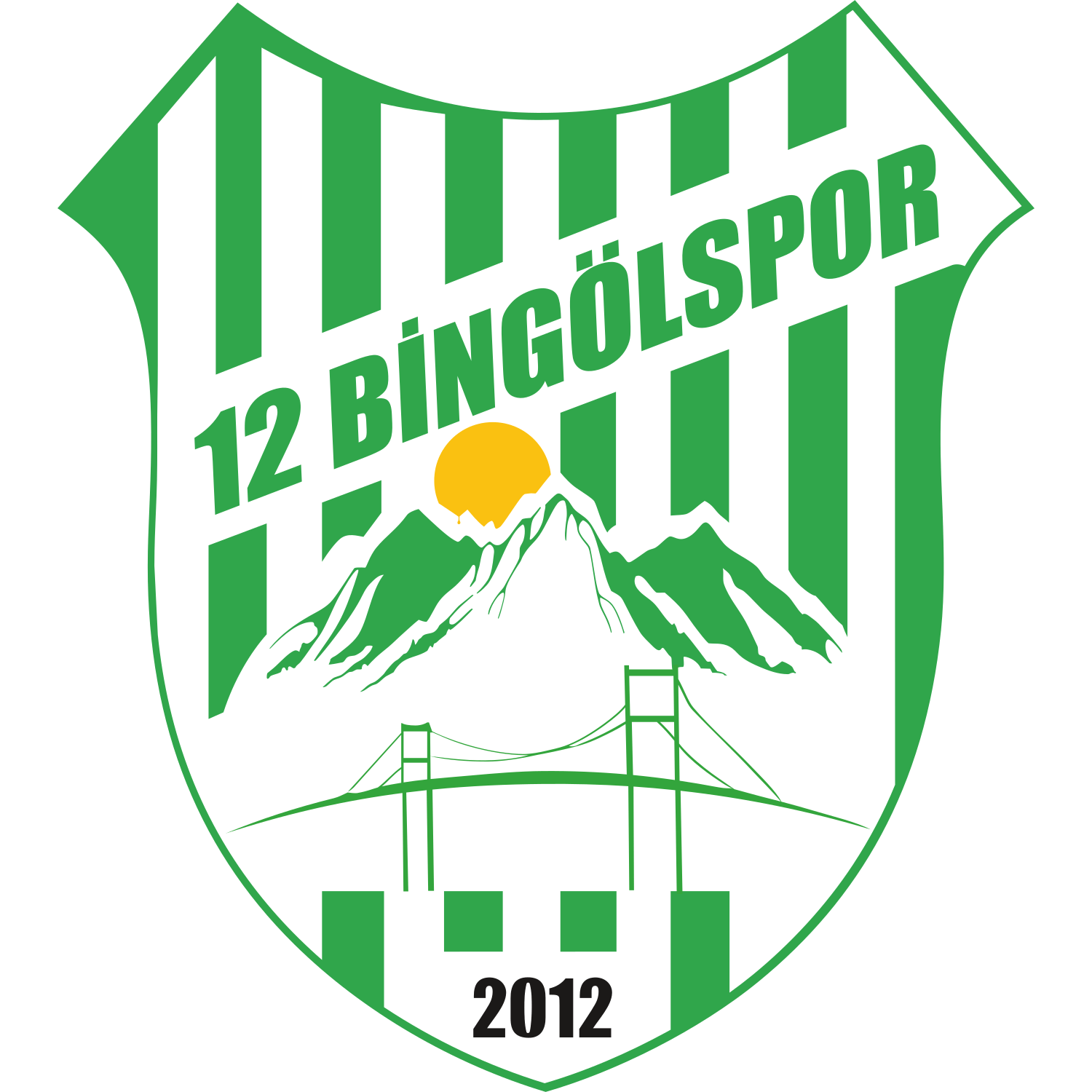 12 Bingölspor logo – transparent PNG