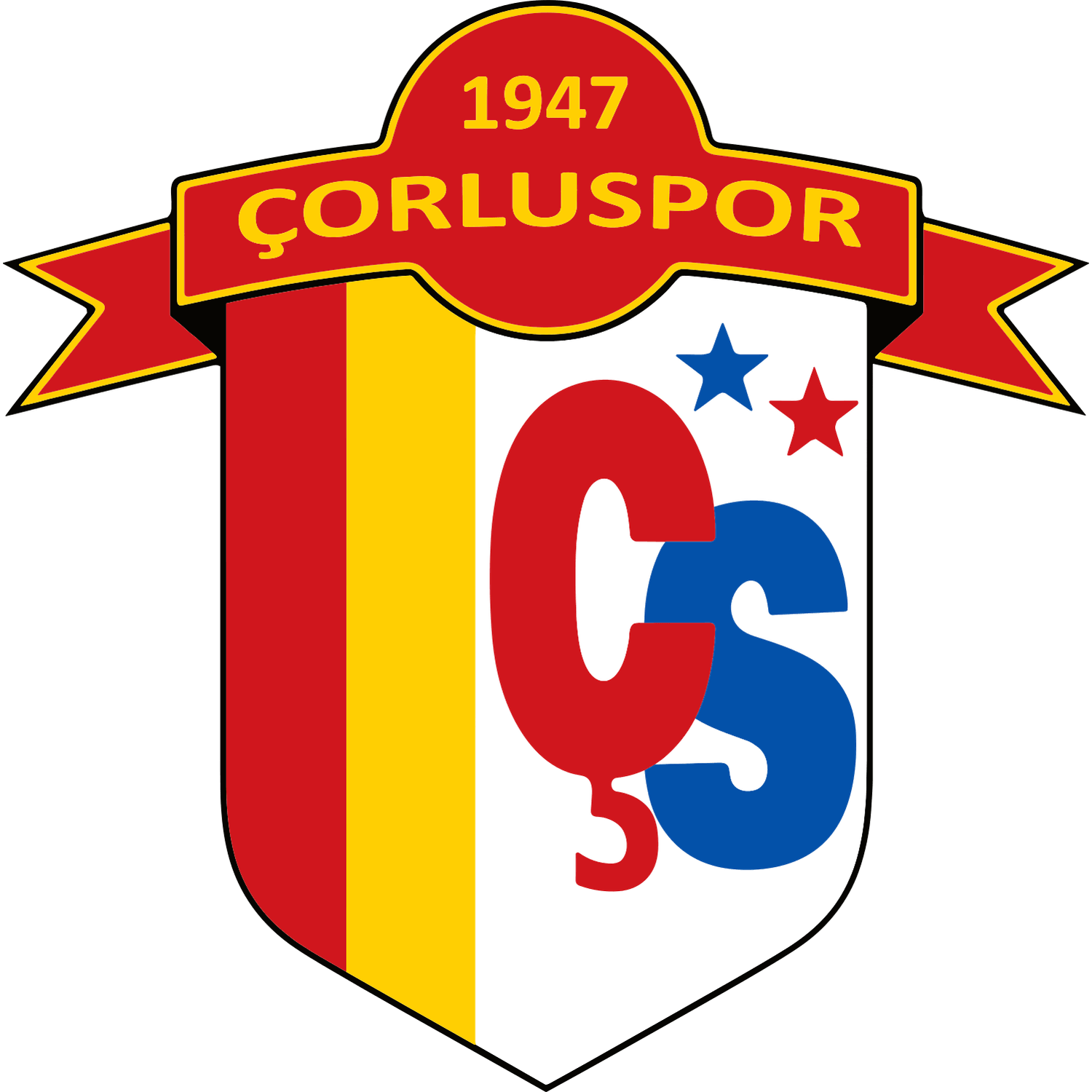 Çorluspor 1947 logo – transparent PNG