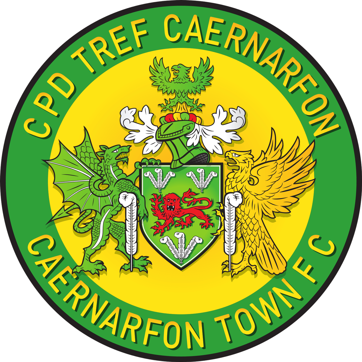 Caernarfon Town logo â transparent PNG